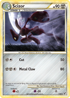 Scizor, Undaunted #7, Pokémon TCG card