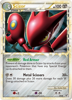 Scizor, Undaunted #84, Pokémon TCG card