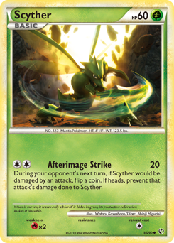 Scyther, Undaunted #36, Pokémon TCG card