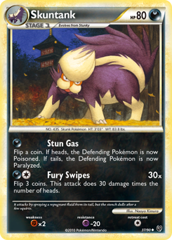 Skuntank, Undaunted #37, Pokémon TCG card