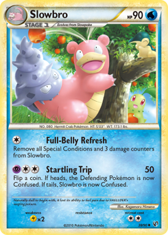 Slowbro, Undaunted #38, Pokémon TCG card