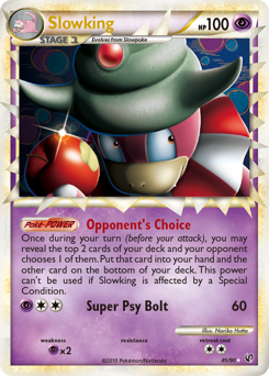 Slowking, Undaunted #85, Pokémon TCG card