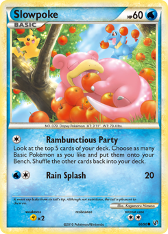 Slowpoke, Undaunted #66, Pokémon TCG card