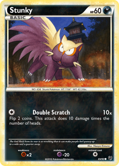 Stunky, Undaunted #69, Pokémon TCG card