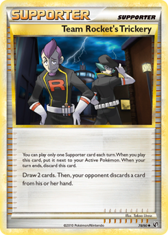 Team Rocket's Trickery, Undaunted #78, Pokémon TCG card
