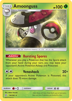 Amoonguss, Unified Minds #14, Pokémon TCG card