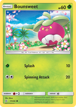Bounsweet, Unified Minds #17, Pokémon TCG card