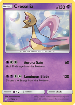 Cresselia, Unified Minds #87, Pokémon TCG card