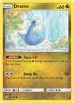 Dratini, Unified Minds #148, Pokémon TCG card
