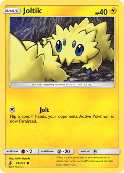 Joltik, Unified Minds #61, Pokémon TCG card