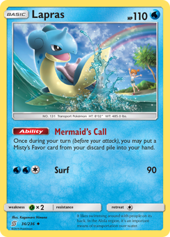 Lapras, Unified Minds #36, Pokémon TCG card