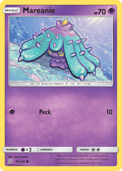 Mareanie, Unified Minds #96, Pokémon TCG card