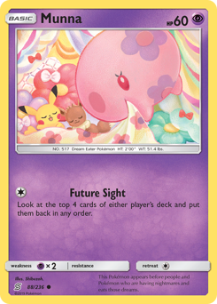 Munna, Unified Minds #88, Pokémon TCG card