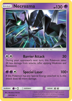 Necrozma, Unified Minds #101, Pokémon TCG card