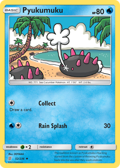 Pyukumuku, Unified Minds #52, Pokémon TCG card