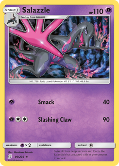 Salazzle, Unified Minds #99, Pokémon TCG card