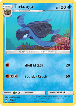 Tirtouga, Unified Minds #44, Pokémon TCG card