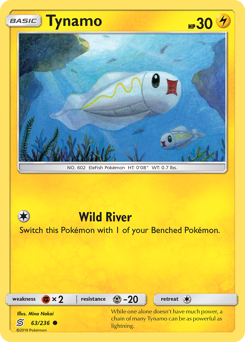 Tynamo, Unified Minds #63, Pokémon TCG card