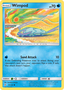 Wimpod, Unified Minds #50, Pokémon TCG card