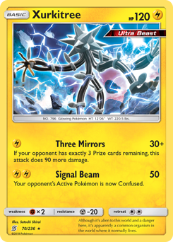 Xurkitree, Unified Minds #70, Pokémon TCG card