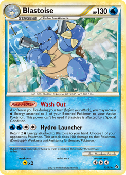 Blastoise, Unleashed #13, Pokémon TCG card