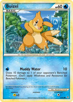 Buizel, Unleashed #45, Pokémon TCG card
