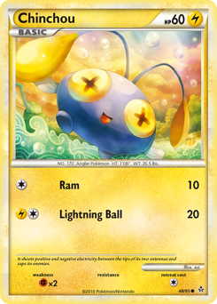 Chinchou, Unleashed #48, Pokémon TCG card