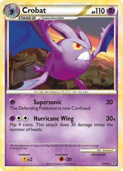Crobat, Unleashed #14, Pokémon TCG card