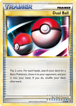 Dual Ball, Unleashed #72, Pokémon TCG card