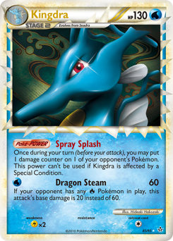 Kingdra, Unleashed #85, Pokémon TCG card