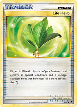 Life Herb, Unleashed #79, Pokémon TCG card