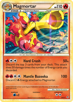 Magmortar, Unleashed #2, Pokémon TCG card