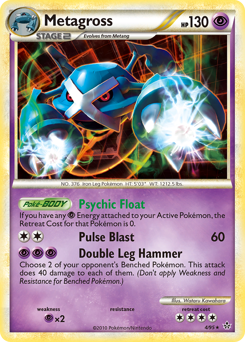 Metagross, Unleashed #4, Pokémon TCG card