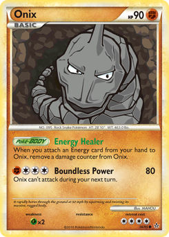 Onix, Unleashed #56, Pokémon TCG card