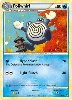 Poliwhirl, Unleashed #37, Pokémon TCG card