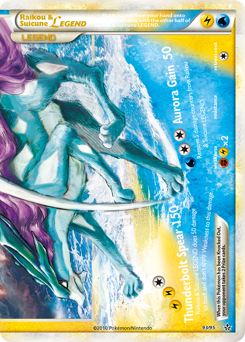 Raikou & Suicune LEGEND, Unleashed #93, Pokémon TCG card