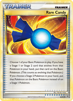 Rare Candy, Unleashed #82, Pokémon TCG card