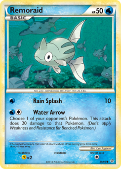 Remoraid, Unleashed #59, Pokémon TCG card