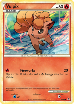 Vulpix, Unleashed #68, Pokémon TCG card