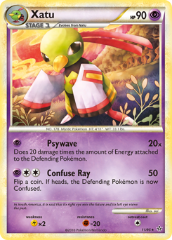 Xatu, Unleashed #11, Pokémon TCG card
