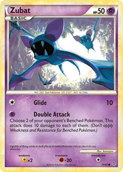 Zubat, Unleashed #70, Pokémon TCG card