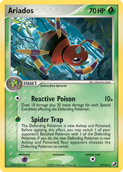 Ariados, Unseen Forces #2, Pokémon TCG card