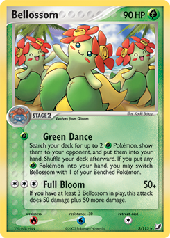 Bellossom, Unseen Forces #3, Pokémon TCG card