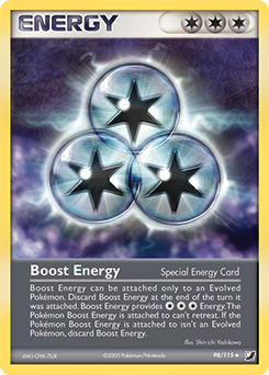 Boost Energy, Unseen Forces #98, Pokémon TCG card