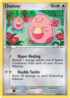 Chansey, Unseen Forces #20, Pokémon TCG card
