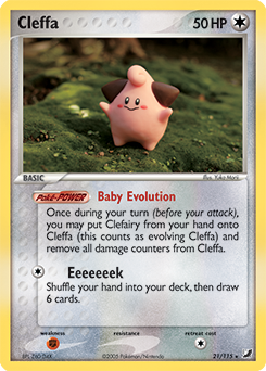 Cleffa, Unseen Forces #21, Pokémon TCG card