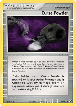 Curse Powder, Unseen Forces #80, Pokémon TCG card