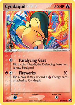 Cyndaquil, Unseen Forces #54, Pokémon TCG card
