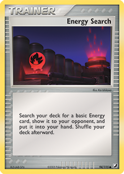 Energy Search, Unseen Forces #94, Pokémon TCG card