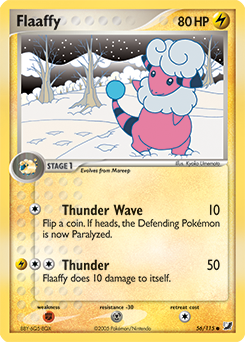 Flaaffy, Unseen Forces #56, Pokémon TCG card